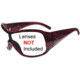 Wiley X Stomp Sunglasses Frame ONLY Gloss Red Leopard SSSTO03F