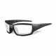 Wiley X Tide Single Vision Prescription Sunglasses, Black OPS-Matte Black Frame, CCTID01FSV