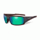 Wiley X Twisted Progressive Prescription Sunglasses, Matte Hickory Brown Frame, SSTWI07PR