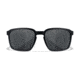Wiley X WX Alfa Sunglasses, Matte Black Frame, Captivate Polarized Grey Lens, Medium/Large, AC6ALF02