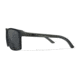 Wiley X WX Alfa Sunglasses, Matte Black Frame, Captivate Polarized Grey Lens, Medium/Large, AC6ALF02