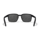 Wiley X WX Alfa Sunglasses, Matte Black Frame, Captivate Polarized Grey Lens, Medium/Large, AC6ALF02