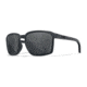 Wiley X WX Alfa Sunglasses, Matte Black Frame, Smoke Grey Lens, Medium/Large, AC6ALF02