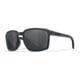 Wiley X WX Alfa Sunglasses, Matte Black Frame, Smoke Grey Lens, Medium/Large, AC6ALF02