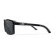 Wiley X WX Alfa Sunglasses, Matte Black Frame, Captivate Polarized Grey Mirror Lens, AC6ALF18
