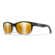Wiley X WX HELIX Sunglasses, Captivate Polarized Bronze Mirror Lens/ Gloss Black, AC6HLX04