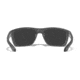 Wiley X WX Kingpin Safety Sunglasses, Matte Graphite Frame, Captivate Pol Blue Mirror Lens, ACKNG19