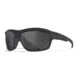 Wiley X WX Ozone Sunglasses, Matte Black Frame, Captivate Polarized Grey Len, CCOZN08