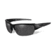 Wiley X WX Saint Sunglasses, Smoke Grey Lens, Matte Black Frame, CHSAI08