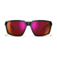 Wiley X WX Sierra Sunglasses, Gloss Black Frame, Sierra Captivate Red Mirror Lens, AC6SRA06