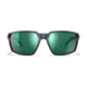Wiley X WX Sierra Sunglasses, Matte Graphite Frame, Sierra Captivate Pol Green Mirror Lens, AC6SRA07