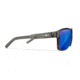 Wiley X WX Trek Sunglasses, Gloss Crystal Dark Grey Frame, Captivate Polarized Blue Mirror Lens, AC6TRK09