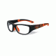 Wiley X WX Victory Single Vision Prescription Sunglasses, Matte Black w/Dragon/Sonic Orange Frame, YFVIC04SV