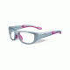 Wiley X WX Victory Single Vision Prescription Sunglasses, Silver/Magenta Frame, YFVIC01SV