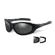 Wiley X Xl-1 Advanced Single Vision Prescription Sunglasses, Matte Black Frame, 291SV