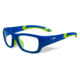 Wiley X Youth Force Flash Sunglasses,Royal Blue/Lime Green,Clear Lens YFFLA02