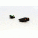 Williams Gun Sight Self Defense Pistol Sights For Taurus Pro; PT111, PT140, PT145, PT 745, 24-7s, Green/Red, 70897