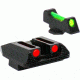 Williams Gun Sight Self Defense Pistol Sights, Glock 20, 21, 29, 30, 31, 32, 36, 41, Green/Red, 71032