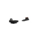 Williams Gun Sight Ghost Ring Ruger Mk II, III &amp; IV Bull Barrel Models - Fiber Optic Blade