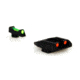 Williams Gun Sight Self Defense Pistol Sights For Glock 17, 19, 22, 23, 24, 26, 27, 33, 34, 35, 37, 38, 39, Green/Red, 56359
