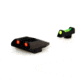 Williams Gun Sight Self Defense Pistol Sights, Glock 17, 19, 22, 23, 24, 26, 27, 33, 34, 35, 37, 38, 39, Green/Red, 56359