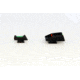 Williams Gun Sight Self Defense Pistol Sights For Taurus Pro PT111, PT140, PT145, PT 745, 24-7s, Green/Red, 70897