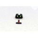 Williams Gun Sight Self Defense Pistol Sights, Springfield XD, XDM, Green/Red, 70272