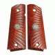 Wilson Combat 351MFS Side Panel Grips Full Size Starburst Cocobolo