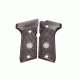 Wilson Combat Beretta 92, 96 Compact G10 Grips, ULTRA THIN with WC Logo, Black Cherry 728-CP-UT-BC