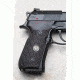 Wilson Combat Beretta 92, 96 G10 Grips, Checkered with WC Logo, Black Cherry 724FC-BC