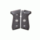 Wilson Combat Beretta 92, 96 G10 Grips, Checkered with WC Logo, Black Cherry 724FC-BC