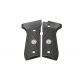 Wilson Combat Beretta 92, 96 G10 Grips, Checkered with WC Logo, Black, 724FC-BLK