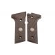 Wilson Combat Beretta Vertec G-10 Grips, Checkered with WC Logo, Black Cherry, 794-FS-VT-BC