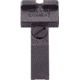 Wilson Combat Colt Python/Anaconda Rear Battlesight, Rear, U-Notch, Serrated Blade, Oxide, Black, 1034
