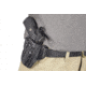 Wilson Combat Defender Holster, EDC X9, right Hand, 1.5in Belt, Black Leather with Shark Trim PLD9BLSR15