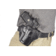 Wilson Combat Defender Holster, EDC X9, right Hand, 1.5in Belt, Black Leather with Shark Trim PLD9BLSR15