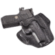 Wilson Combat Defender Holster, EDC X9, right Hand, 1.5in Belt, Black Leather with Shark Trim PLD9BLSR15