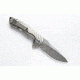 Wilson Combat Defiant Starburst Flipper, Titanium Framelock, Silver WTK-DSF