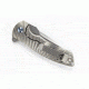 Wilson Combat Defiant Starburst Flipper, Titanium Framelock, Silver WTK-DSF