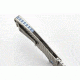 Wilson Combat Defiant Starburst Flipper, Titanium Framelock, Silver WTK-DSF
