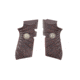 Wilson Combat EDC X9 Grips, Aggressive Starburst Pattern, G10 Black Cherry, 853BC
