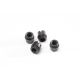 Wilson Combat Grip Screw Bushing, Black Armor-Tuff, Package of 4, Black Armor-Tuff, 656B