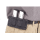 Wilson Combat Kydex Carry Double Magazine Pouch, 1911, Left Hand, 1.75in Belt, Black KC1BKL15D