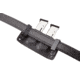 Wilson Combat Kydex Carry Double Magazine Pouch, 1911, Left Hand, 1.75in Belt, Black KC1BKL15D