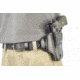 Wilson Combat Lo-Profile II Holster, Beretta 92, 96, Left Hand, 1.5in Belt, Black Leather with Shark Trim MLP4BLSL15