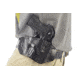 Wilson Combat Lo-Profile II Holster, Beretta PX4 Compact, Right Hand, 1.5in Belt, Black Leather with Shark Trim MLP8BLSR15