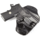 Wilson Combat Lo-Profile II Holster, Compact 1911, Left Hand, 1.5in Belt, Black Leather with Shark Trim, MLP2BLSL15
