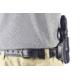 Wilson Combat Lo-Profile II Holster, Compact 1911, Left Hand, 1.5in Belt, Black Leather with Shark Trim MLP2BLSL15