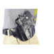 Wilson Combat Lo-Profile II Holster, Compact 1911, Left Hand, 1.5in Belt, Black Leather with Shark Trim MLP2BLSL15