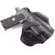 Wilson Combat Lo-Profile II Holster, Full-Size 1911, Left Hand, 1.5in Belt, Black Leather with Shark Trim, MLP1BLSL15